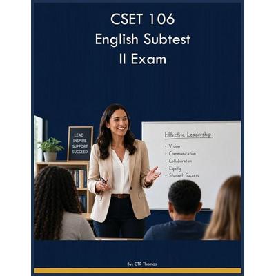 CSET 106 English Subtest II Exam, Taschenbuch von Ctr Thomas, YRT Educational Group