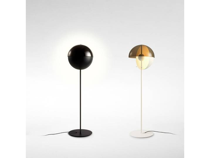 Theia P Lampadaire Blanc - Marset - Salon / séjour - Métal