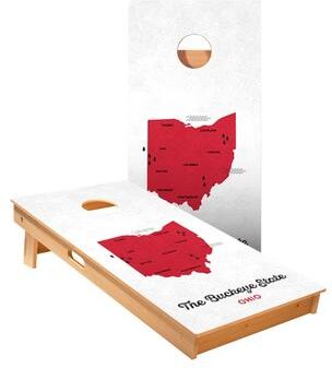 Skip's Garage Buckeye State Cornhole Boards