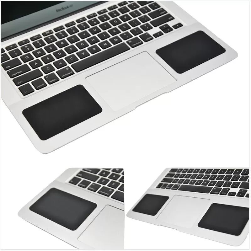 INF Repose-poignet confortable en silicone pour MacBook Le noir
