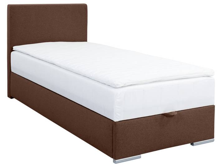 Z2 Boxspringbett TOM, braun, Stoff