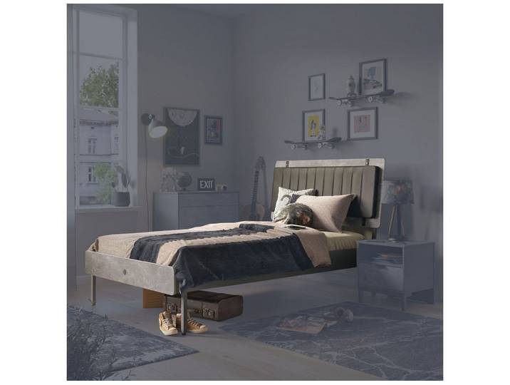 Möbel-Zeit Bett SPACE Jugendbett – 100x200 / 120x200 cm – optional mit Bettkasten