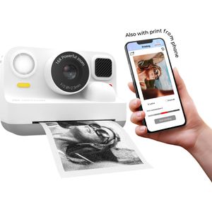 Denver Kinderkamera KPC-1374BTW, weiß, 0,3 MP, 720p, 2,4'' Display, mit microSD-Kartenslot und Drucker