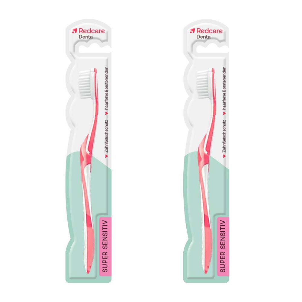 Redcare Denta Zahnbürste, super sensitiv Doppelpack 2x1 St Zahnbürste