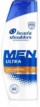Head & Shoulders Men Ultra Anti Hair Fall champô anticaspa com cafeína 330 ml. Men Ultra Anti Hair Fall