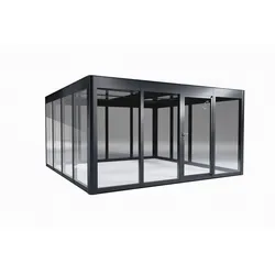 SunElements Design Gewächshaus SunCasa Modern mit Photovoltaik-Option Modern 4.4 anthrazit-metallic, Wand/Dach: 6mm Acrylglas