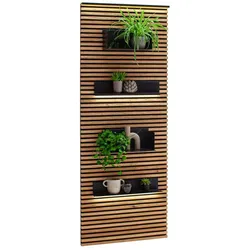 SCHÖNER WOHNEN-Kollektion Lamellenpaneel Yonna Holz Braun Eiche