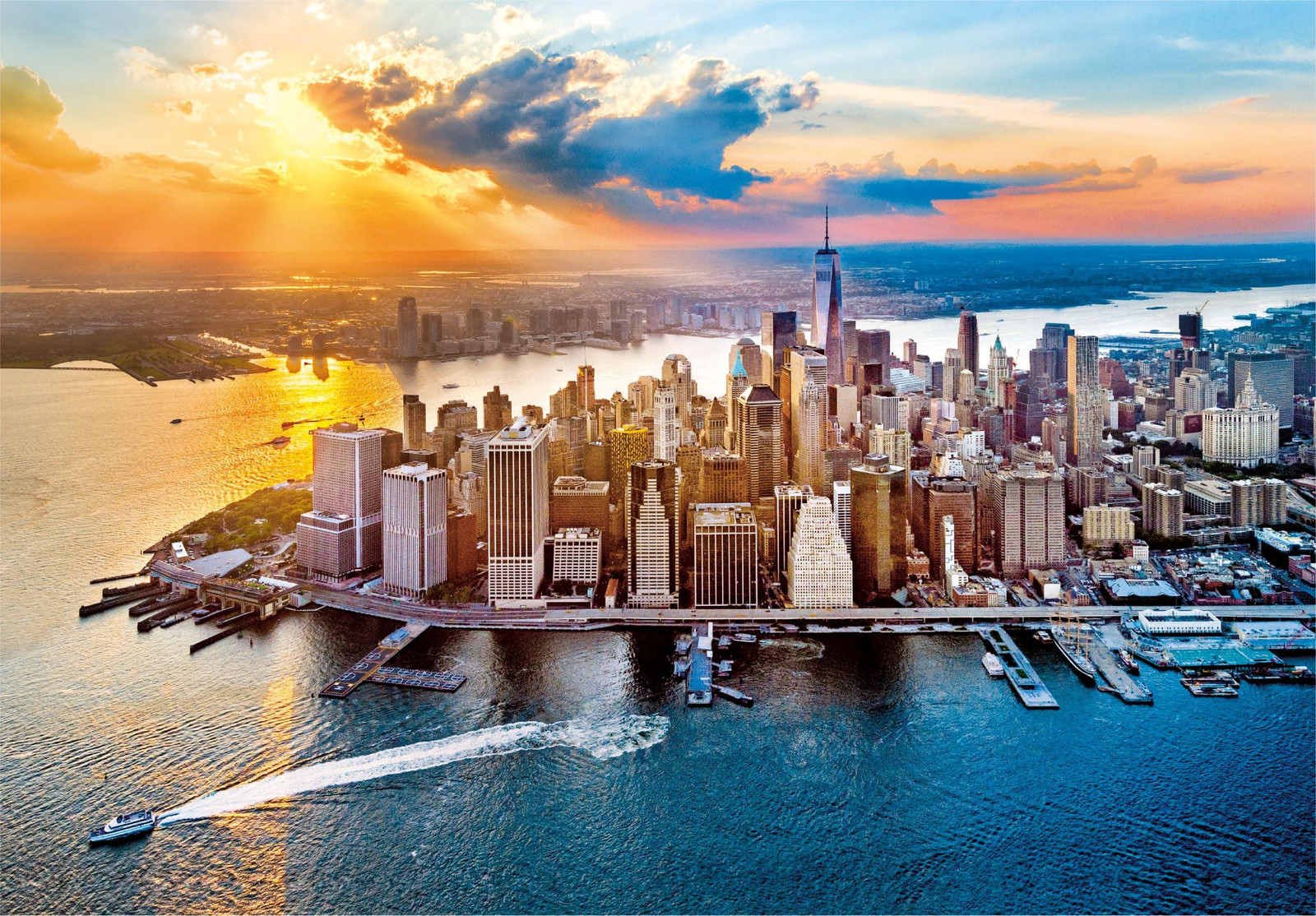 Clementoni High Quality Collection Puzzel New York Landschap, 500 stukjes