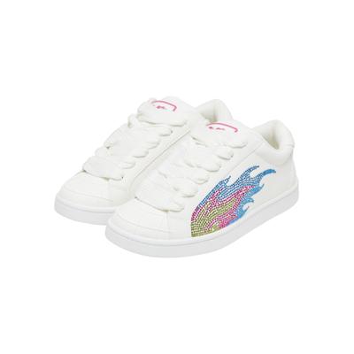 Trainingsschuh BUFFALO "Buffalo LIBERTY GLAM", Damen, Gr. 38, bunt (weiß, blau, pink), Polyurethan, Schuhe