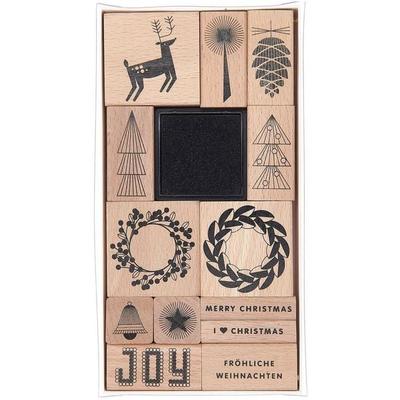 Stempelset I love Christmas 100%, 13 Stempel