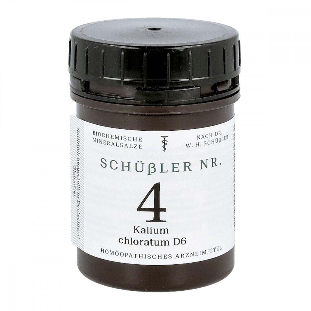 Apofaktur e.K. Schüssler Nummer 4 Kalium chloratum D6 Tabletten 10990417
