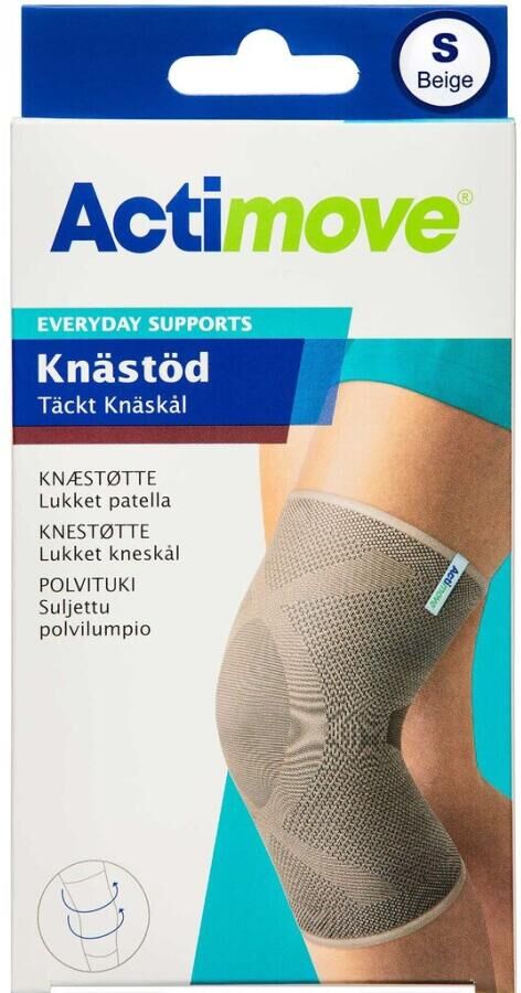 Actimove Knæstøtte Everyday Supports med lukket patella størrelse S Medicinsk udstyr 1 stk