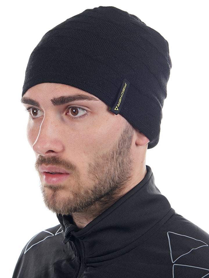 Fischer Beanie in Schwarz - onesize