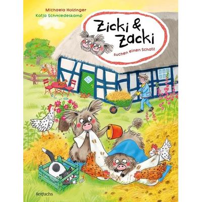 Zicki & Zacki suchen einen Schatz, Gebundene Ausgabe von Michaela Holzinger, Rotfuchs, 978-3-7571-0242-5