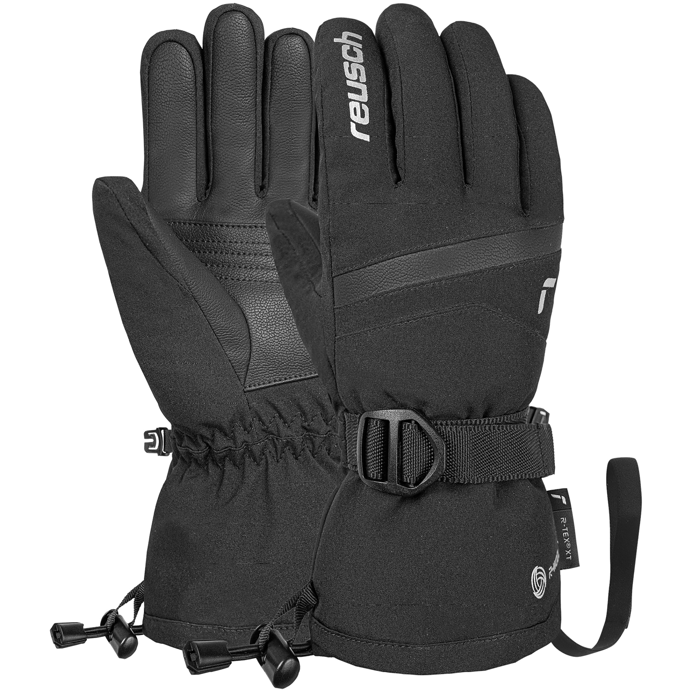 Reusch Harry R-Tex XT Kinder Fingerhandschuhe schwarz Größe 5 Skifahren Wasserdicht