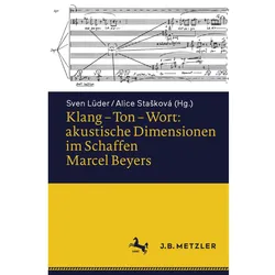 Klang - Ton - Wort: akustische Dimensionen im Schaffen Marcel Beyers, Fachbücher