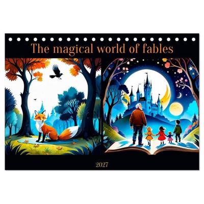 The magical world of fables (Desk Calendar 2027 DIN A5 landscape), CALVENDO 12 Month DeskCalendar