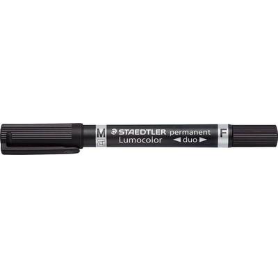 STAEDTLER Zweispitzmarker Lumocolor permanent schwarz