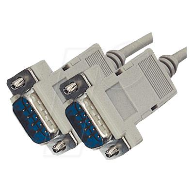 Shiverpeaks S-CONN AK 219 SC D-SUB Kabel, 1:1, 9-pol., Stecker/Stecker, 3m (3 m, VGA) (78040-3)