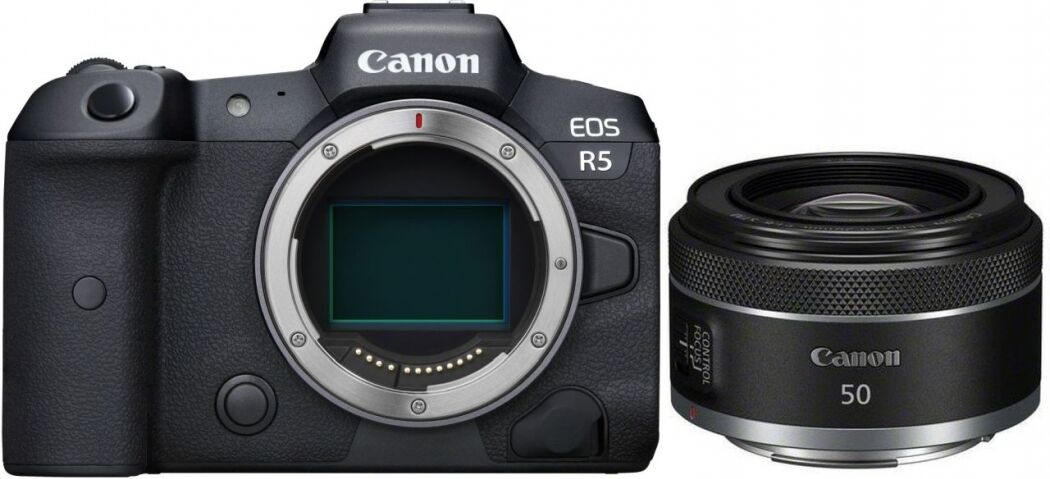 Canon EOS R5 + Canon RF 50mm f1,8 STM   -300,00EUR Promotion EOS R5 Trade-In