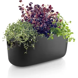 Eva Solo Selbstbewässernder Blumentopf schwarz