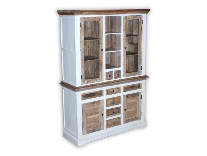 Buffet 140cm 'Nizza' Mango weiß natur