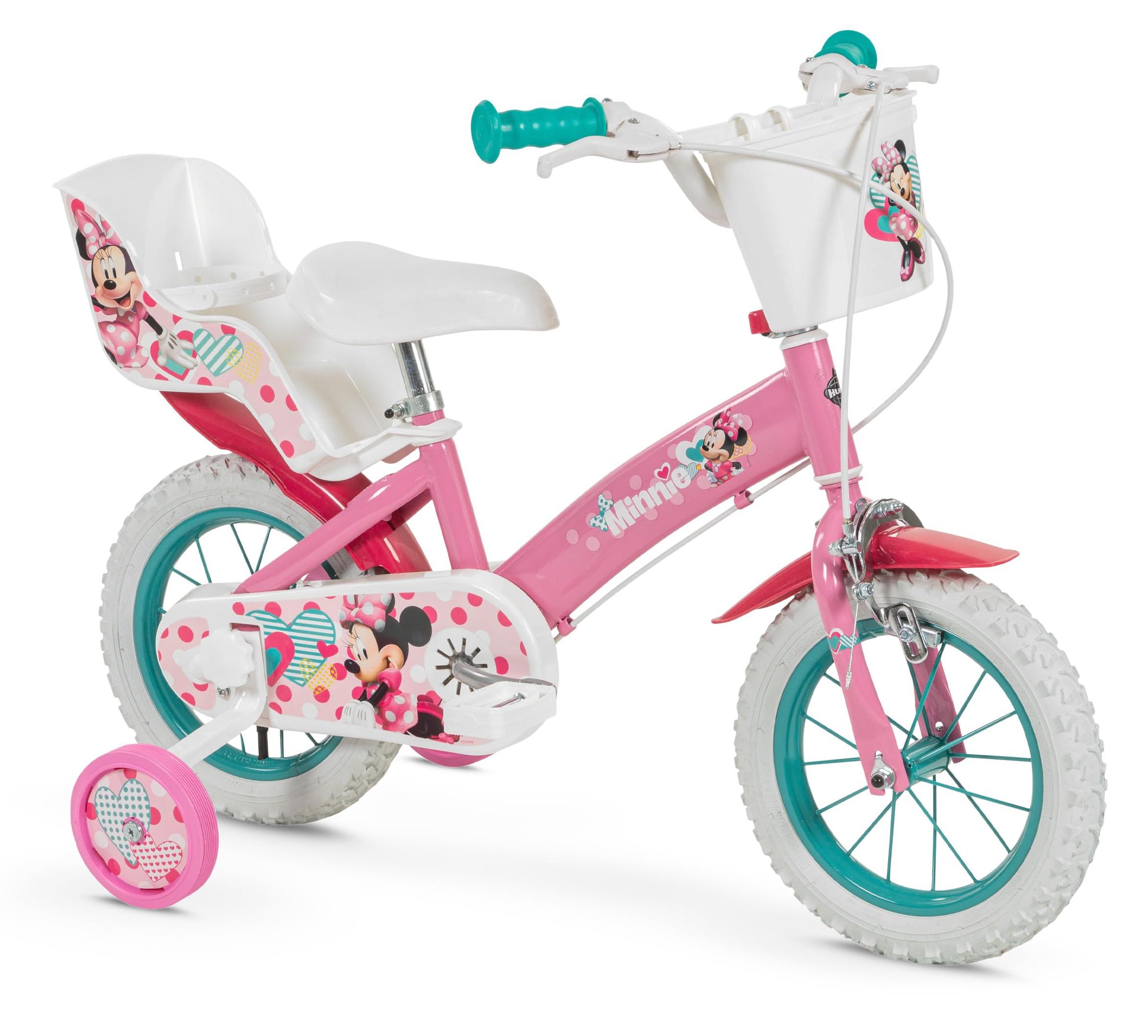 Kinderfahrrad 12 Zoll Minnie Mouse, Mehrfarbig, ab 3 Jahren