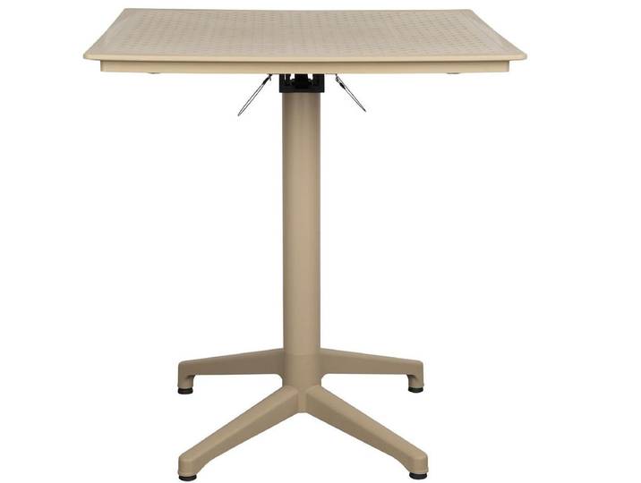 Outdoor-Tisch George – aus Polypropylen-Kunststoff - Beige - Luxusbetten24