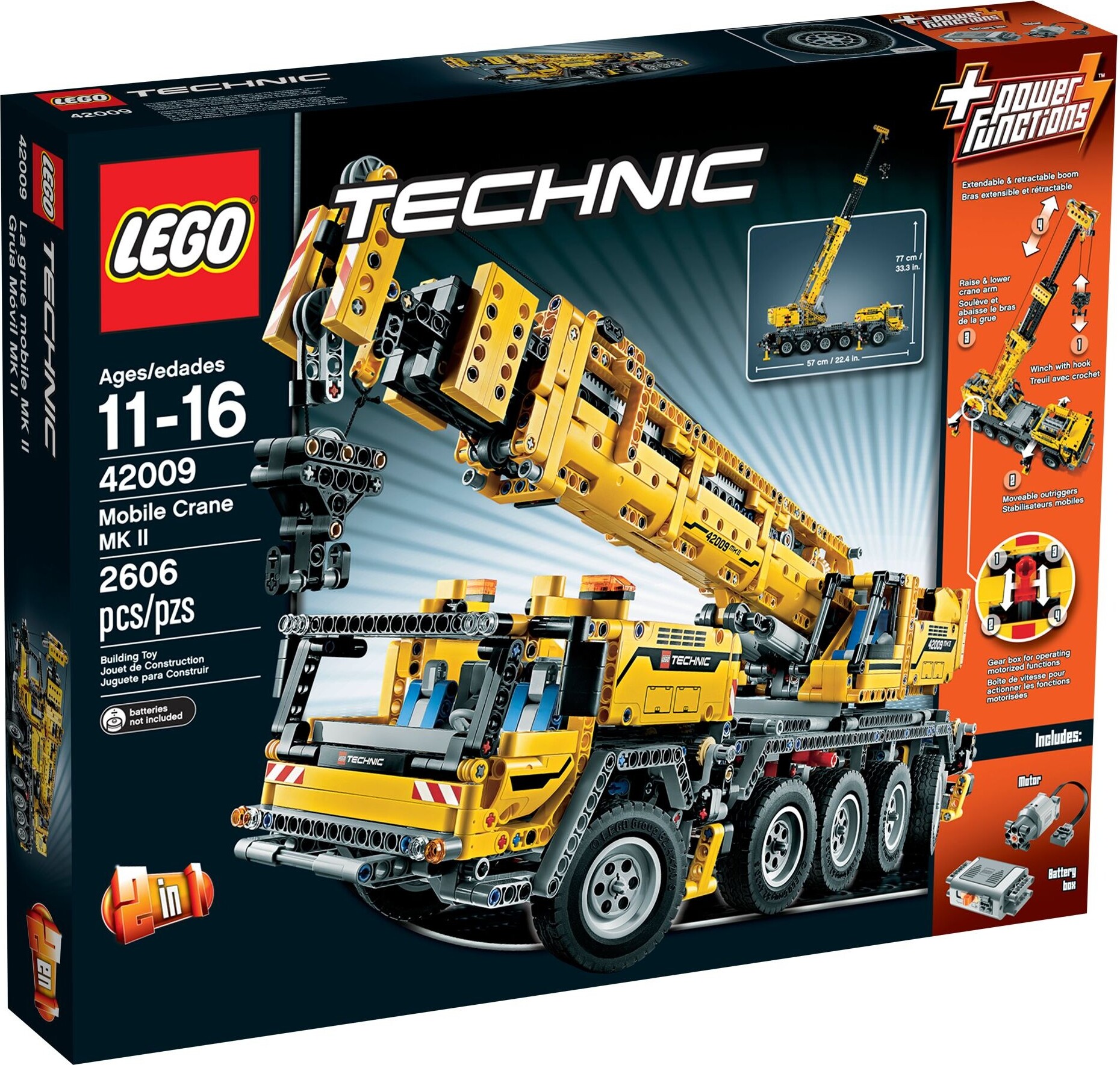 Lego 42009 Technic Mobiler Schwerlastkran