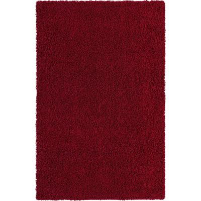 Hochflor-Teppich "Shaggy Shag, LAGERRÄUMUNG", rot, B:152cm H:38mm L:244cm, Polypropylen (PP), MYFLAIR MÖBEL & ACCESSOIRES, Teppiche, gewebt, Uni Farben, ideal im Wohnzimmer & Schlafzimmer