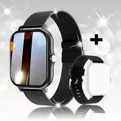 Smartwatch mit Bluetooth-Anrufen und Voll-Touchscreen - Black ML Black China Mainland