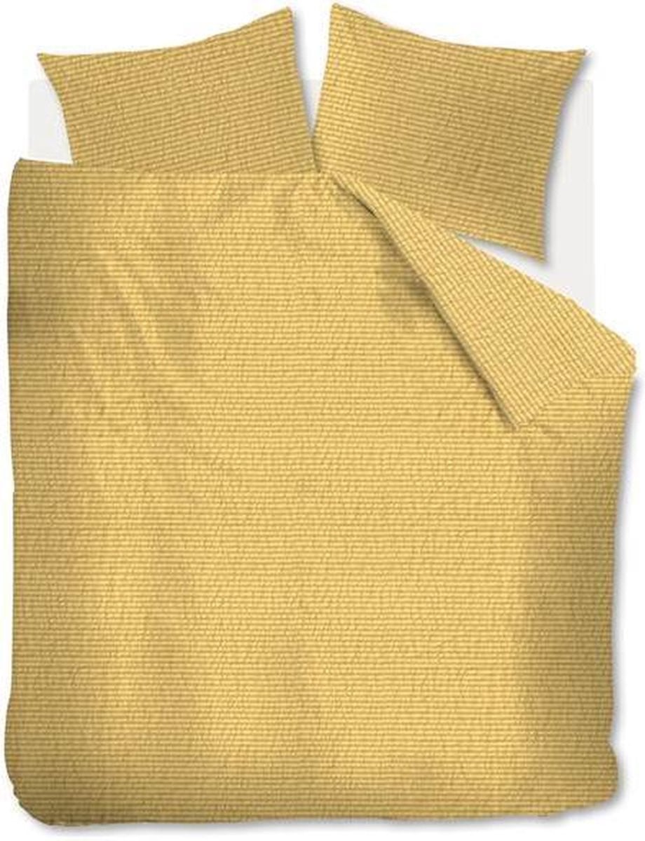 Beddinghouse Wave Dekbedovertrek Tweepersoons Ochre 200x220 cm