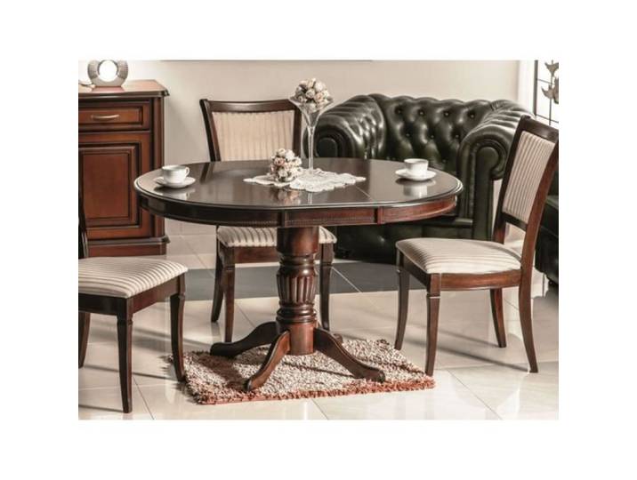 Table à manger - SIGNAL - MARGO - Noyer foncé - MDF avec placage - 4 places