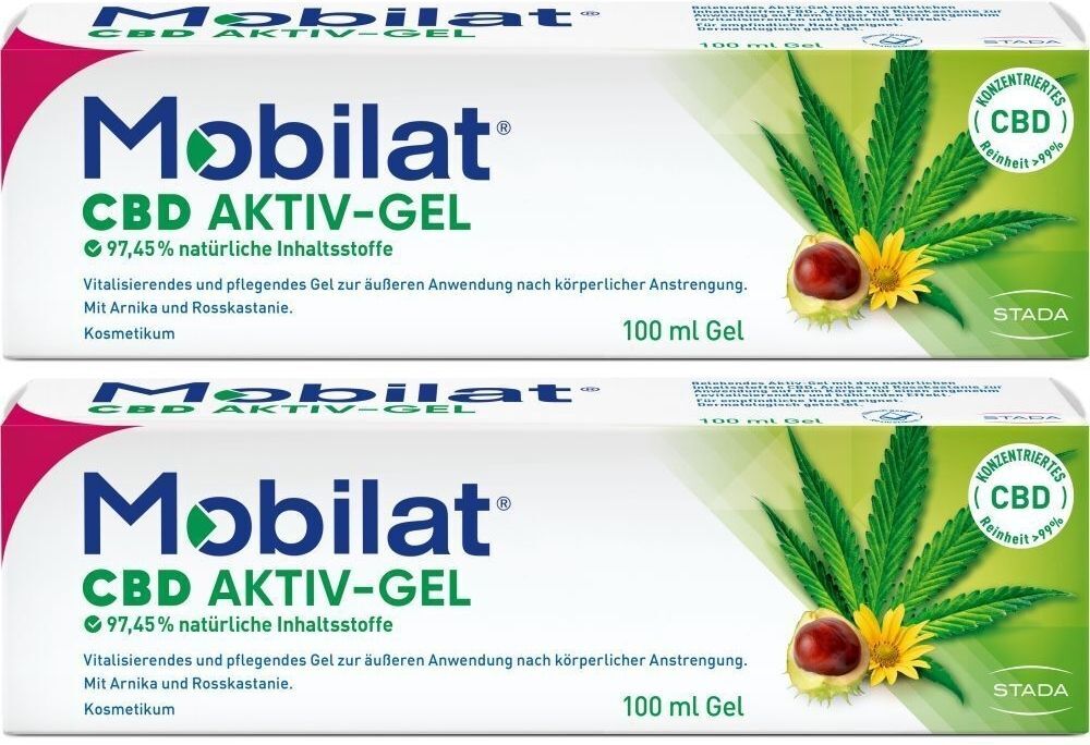 Mobilat CBD Aktiv-Gel x2 2x100 ml Gel