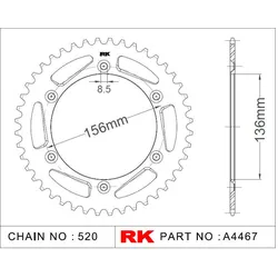 RK Kettenrad 4467 42 Zähne