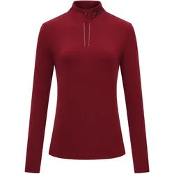 Euro-Star Damen Funktionsshirt Winter Longsleeve Top ESAdeline Amaranth weinrot, Größe: L