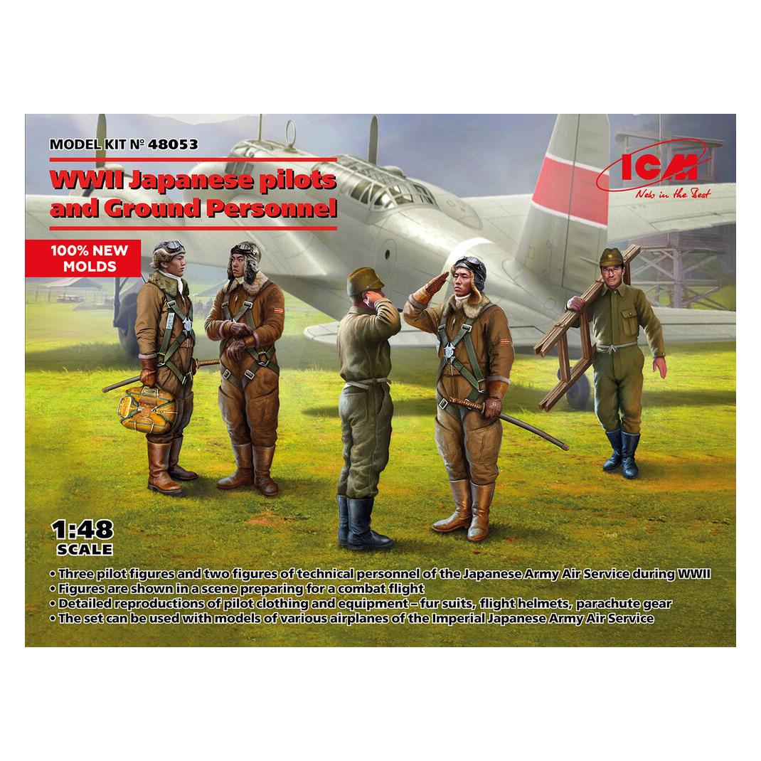 ICM Japanese pilots and Ground Personnel WWII (100% new molds) (48053)