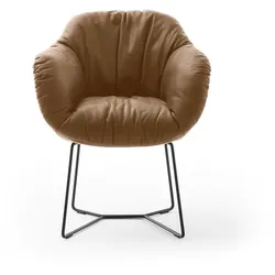 Sormani Stuhl Massa Leder Tobacco