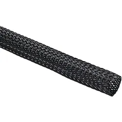 HellermannTyton Polyester Geflechtschlauch schwarz HEGPL12-PET-BK (100)
