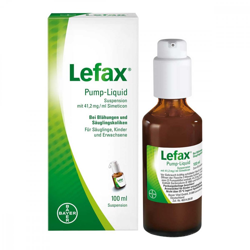 Bayer Vital GmbH Lefax Pump-Liquid Suspension 02563865