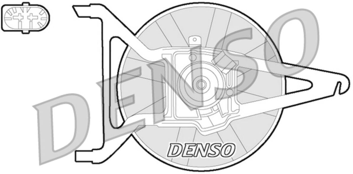 Lüfter, Motorkühlung DENSO DER21020