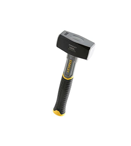 Stanley STHT0-54126 Club Hammer van glasvezel, 1 kg, Zwart/Grijs/Geel