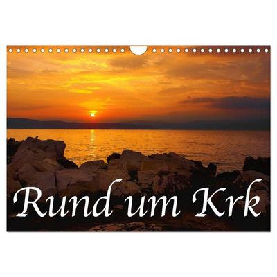 Rund um Krk (Wandkalender 2027 DIN A4 quer), CALVENDO Monatskalender