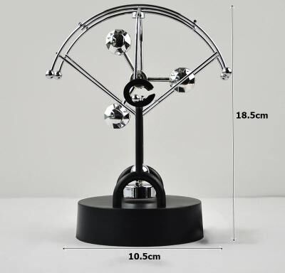 The Handy Homestead Newton Pendulum Ball Balance Desk Decor Physics Toy With Moving Metal Balls F2