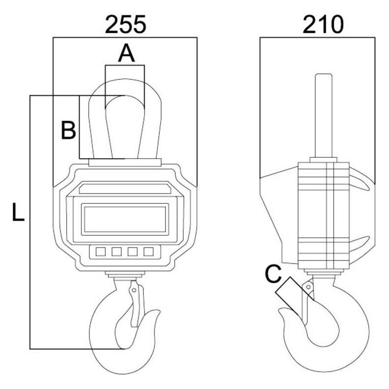 PCE Instruments Kranwaage (PCE-CS 3000N)