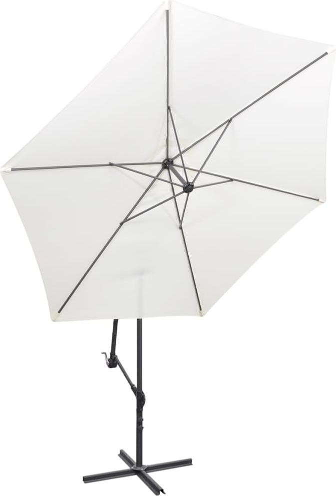 vidaXL Tuinparasol Cantilever, 3 meter, beige