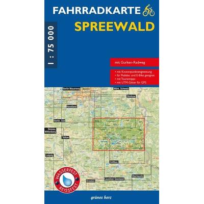 Fahrradkarte Spreewald, Sonstige von , Grünes Herz, 978-3-86636-275-8