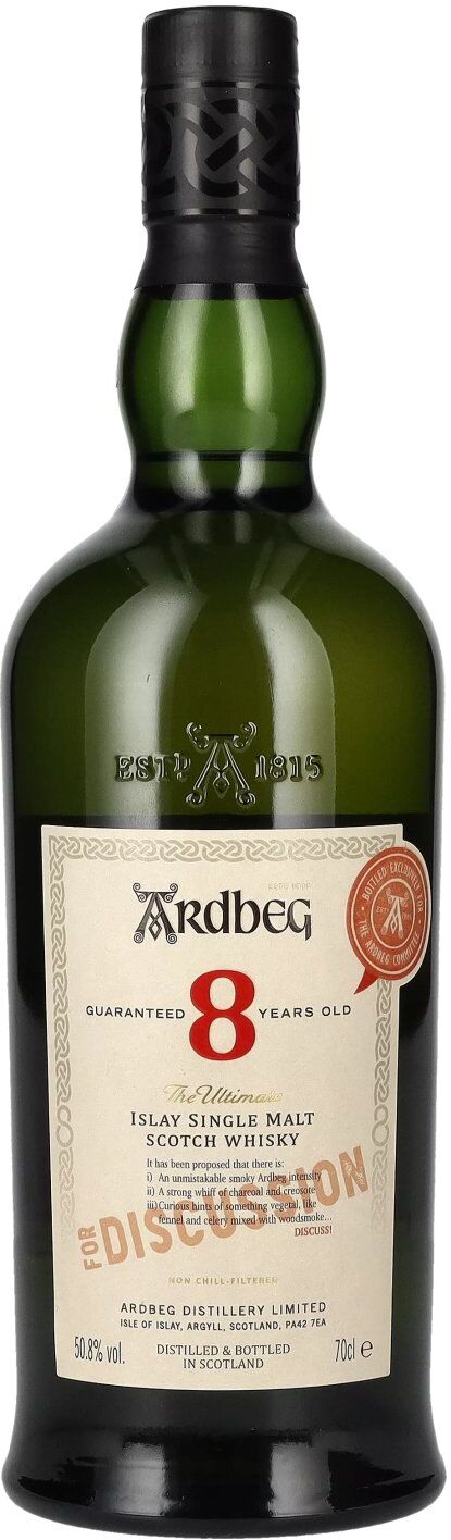 Ardbeg Whisky Ardbeg 8 Years Old FOR DISCUSSION Islay Single Malt 50,8% Vol. 0,7l