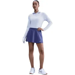 Nike Golf Polo Dri-Fit Tour, langarm, hellgrau/lila