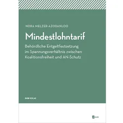 Mindestlohntarif, m. 1 Beilage, Fachbücher von Nora Melzer-Azodanloo